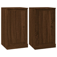 Thumbnail for Sideboards 2 Stk. Braun Eichen-Optik 37,5x35,5x67,5 cm
