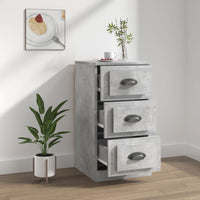 Thumbnail for Sideboard Betongrau 36x35,5x67,5 cm Holzwerkstoff