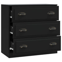 Thumbnail for Sideboard Schwarz 70x35,5x67,5 cm Holzwerkstoff