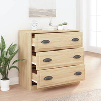 Thumbnail for Sideboard Sonoma-Eiche 70x35,5x67,5 cm Holzwerkstoff