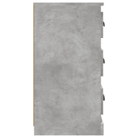 Thumbnail for Sideboard Betongrau 70x35,5x67,5 cm Holzwerkstoff