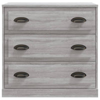 Thumbnail for Sideboard Grau Sonoma 70x35,5x67,5 cm Holzwerkstoff