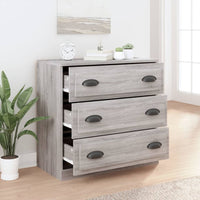 Thumbnail for Sideboard Grau Sonoma 70x35,5x67,5 cm Holzwerkstoff