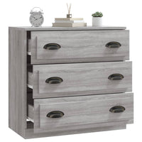 Thumbnail for Sideboard Grau Sonoma 70x35,5x67,5 cm Holzwerkstoff