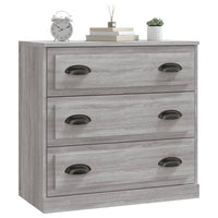 Thumbnail for Sideboard Grau Sonoma 70x35,5x67,5 cm Holzwerkstoff