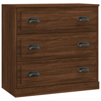 Thumbnail for Sideboard Braun Eichen-Optik 70x35,5x67,5 cm Holzwerkstoff