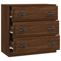Thumbnail for Sideboard Braun Eichen-Optik 70x35,5x67,5 cm Holzwerkstoff