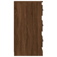 Thumbnail for Sideboard Braun Eichen-Optik 70x35,5x67,5 cm Holzwerkstoff
