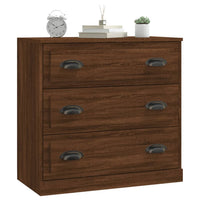 Thumbnail for Sideboard Braun Eichen-Optik 70x35,5x67,5 cm Holzwerkstoff