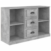 Thumbnail for Sideboard Betongrau 104,5x35,5x67,5 cm Holzwerkstoff