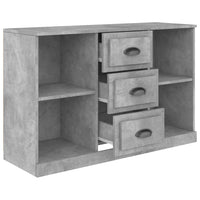 Thumbnail for Sideboard Betongrau 104,5x35,5x67,5 cm Holzwerkstoff