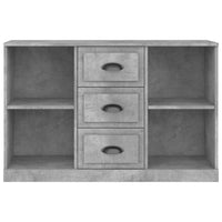 Thumbnail for Sideboard Betongrau 104,5x35,5x67,5 cm Holzwerkstoff