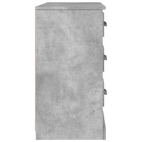 Thumbnail for Sideboard Betongrau 104,5x35,5x67,5 cm Holzwerkstoff