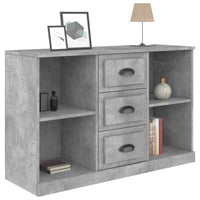 Thumbnail for Sideboard Betongrau 104,5x35,5x67,5 cm Holzwerkstoff