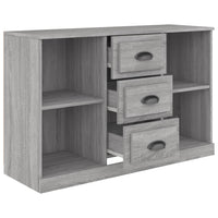 Thumbnail for Sideboard Grau Sonoma 104,5x35,5x67,5 cm Holzwerkstoff
