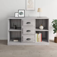 Thumbnail for Sideboard Grau Sonoma 104,5x35,5x67,5 cm Holzwerkstoff