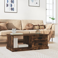 Thumbnail for Couchtisch Räuchereiche 90x50x35 cm Holzwerkstoff