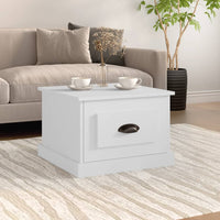 Thumbnail for Couchtisch Weiß 50x50x35 cm Holzwerkstoff