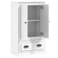 Thumbnail for Highboard Weiß 60x35,5x103,5 cm Holzwerkstoff