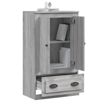 Thumbnail for Highboard Grau Sonoma 60x35,5x103,5 cm Holzwerkstoff