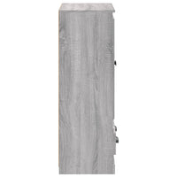 Thumbnail for Highboard Grau Sonoma 60x35,5x103,5 cm Holzwerkstoff