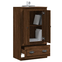 Thumbnail for Highboard Braun Eichen-Optik 60x35,5x103,5 cm Holzwerkstoff