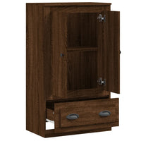 Thumbnail for Highboard Braun Eichen-Optik 60x35,5x103,5 cm Holzwerkstoff