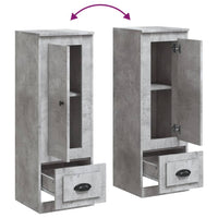 Thumbnail for Highboard Betongrau 36x35,5x103,5 cm Holzwerkstoff