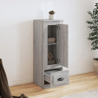 Thumbnail for Highboard Grau Sonoma 36x35,5x103,5 cm Holzwerkstoff