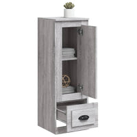 Thumbnail for Highboard Grau Sonoma 36x35,5x103,5 cm Holzwerkstoff