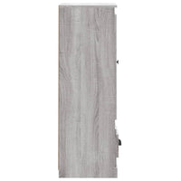 Thumbnail for Highboard Grau Sonoma 36x35,5x103,5 cm Holzwerkstoff