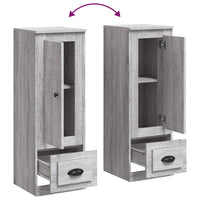 Thumbnail for Highboard Grau Sonoma 36x35,5x103,5 cm Holzwerkstoff