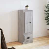 Thumbnail for Highboard Grau Sonoma 36x35,5x103,5 cm Holzwerkstoff