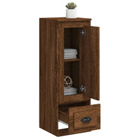 Thumbnail for Highboard Braun Eichen-Optik 36x35,5x103,5 cm Holzwerkstoff