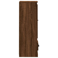 Thumbnail for Highboard Braun Eichen-Optik 36x35,5x103,5 cm Holzwerkstoff