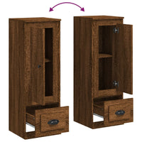 Thumbnail for Highboard Braun Eichen-Optik 36x35,5x103,5 cm Holzwerkstoff