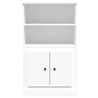 Thumbnail for Highboard Weiß 60x35,5x103,5 cm Holzwerkstoff