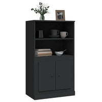 Thumbnail for Highboard Schwarz 60x35,5x103,5 cm Holzwerkstoff