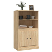 Thumbnail for Highboard Sonoma-Eiche 60x35,5x103,5 cm Holzwerkstoff