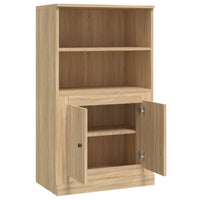 Thumbnail for Highboard Sonoma-Eiche 60x35,5x103,5 cm Holzwerkstoff