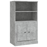 Thumbnail for Highboard Betongrau 60x35,5x103,5 cm Holzwerkstoff