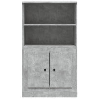 Thumbnail for Highboard Betongrau 60x35,5x103,5 cm Holzwerkstoff