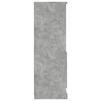 Thumbnail for Highboard Betongrau 60x35,5x103,5 cm Holzwerkstoff