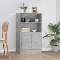 Thumbnail for Highboard Betongrau 60x35,5x103,5 cm Holzwerkstoff