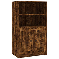 Thumbnail for Highboard Räuchereiche 60x35,5x103,5 cm Holzwerkstoff