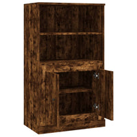 Thumbnail for Highboard Räuchereiche 60x35,5x103,5 cm Holzwerkstoff