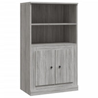 Thumbnail for Highboard Grau Sonoma 60x35,5x103,5 cm Holzwerkstoff