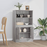 Thumbnail for Highboard Grau Sonoma 60x35,5x103,5 cm Holzwerkstoff