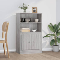Thumbnail for Highboard Grau Sonoma 60x35,5x103,5 cm Holzwerkstoff
