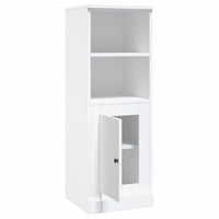 Thumbnail for Highboard Weiß 36x35,5x103,5 cm Holzwerkstoff